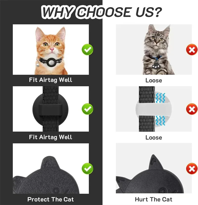 Reflective Cat Collar Set