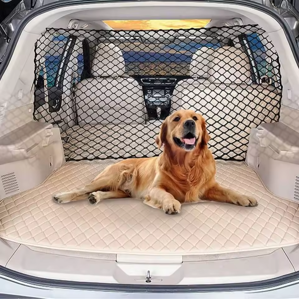 Hunde-Sicherheitsnetz Auto Kofferraum Barriere Rücksitz-Trennwand Elastischer Haustier-Schutz