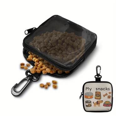 Hundetrainingstasche mit Clip, Reißverschluss, für Leckerlis, Spaziergänge und Snacks