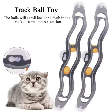 Katten Zuignap Baan Bal Speeltje Raam Interactief Roller Bal Katten Speeltje