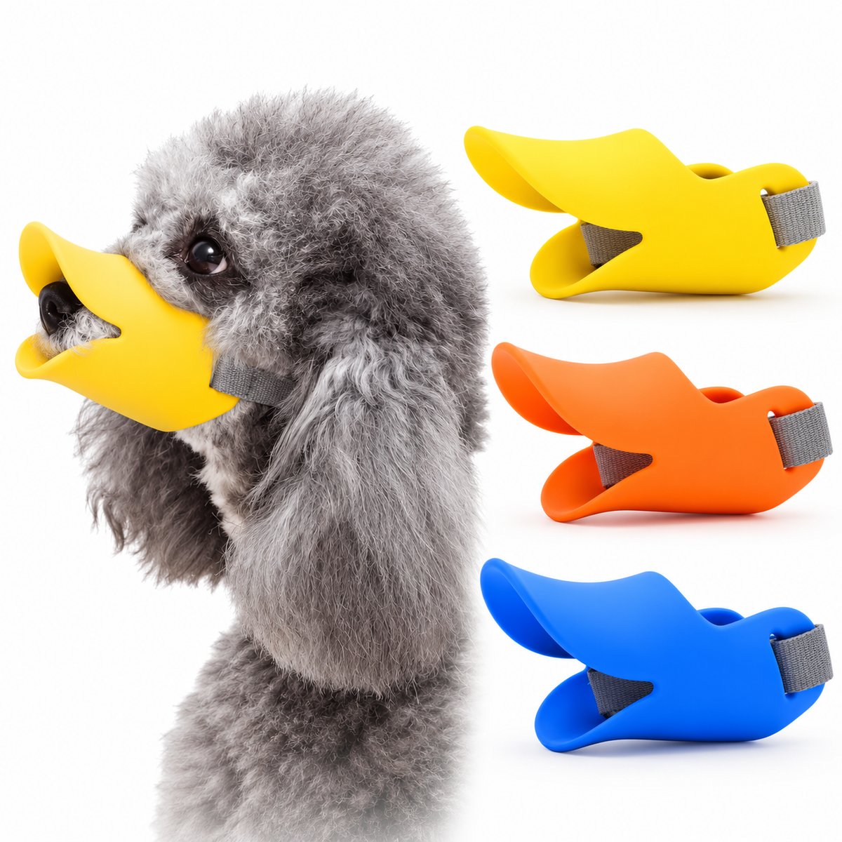 Silikon-Hundeschnauze im Enten-Design